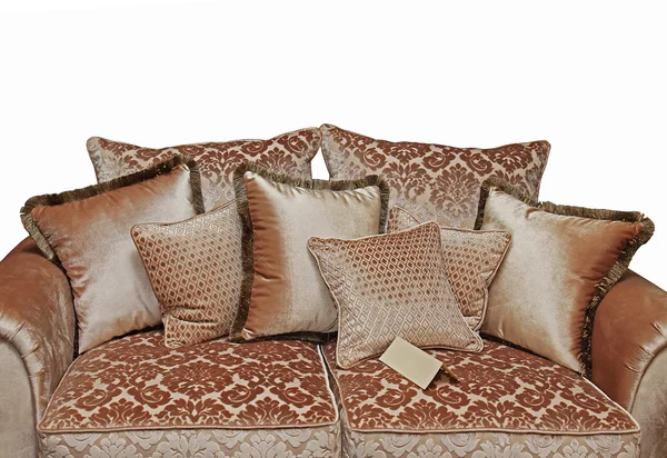 枕头的装饰沙发 — 图库照片
