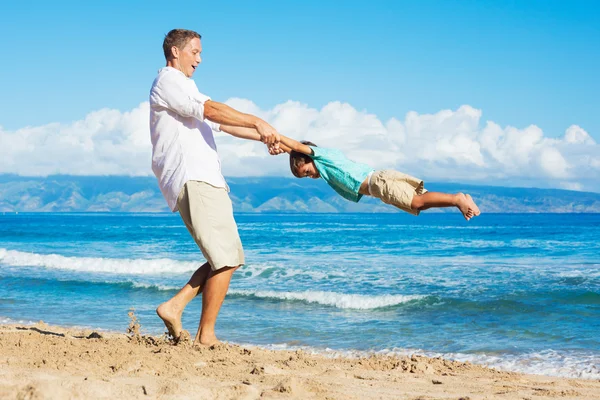 Father and Son Playing — Stock Photo, Image