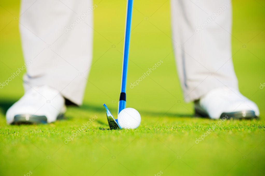 Golf Ball on the Grass