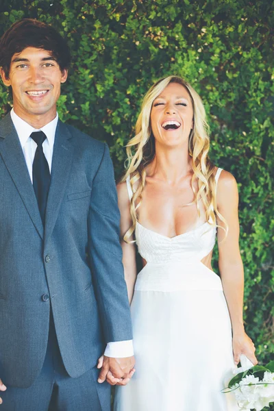 Couple on Wedding Day — Stock Photo, Image