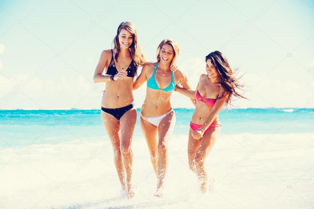 Beautiful Girls on the Beach
