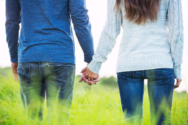 Happy Young Couple in Love