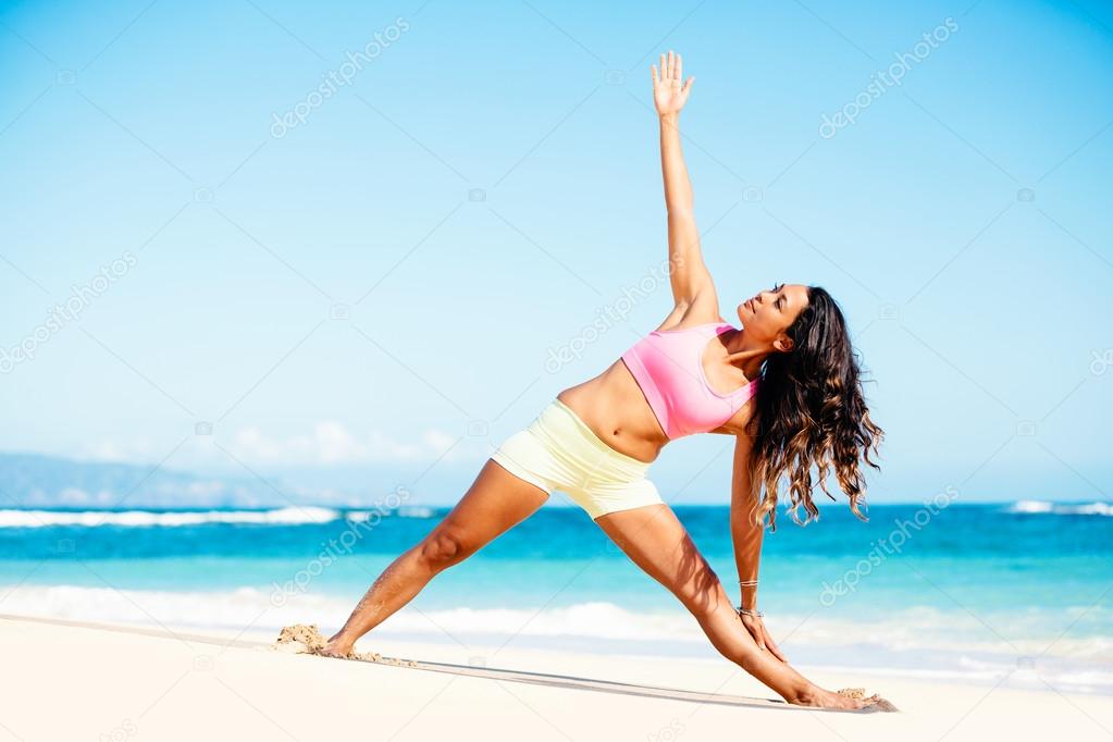 Woman doing Yoga