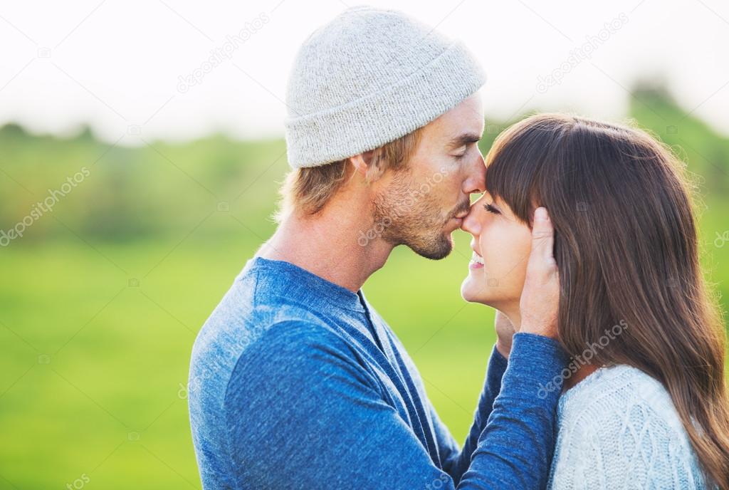 Happy Young Couple in Love