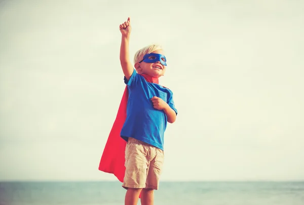 stock image Superhero Kid playing