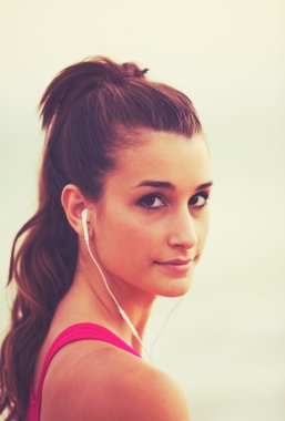 müzik fitness kadın