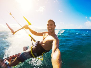 Kiteboarding, Extereme Sport clipart