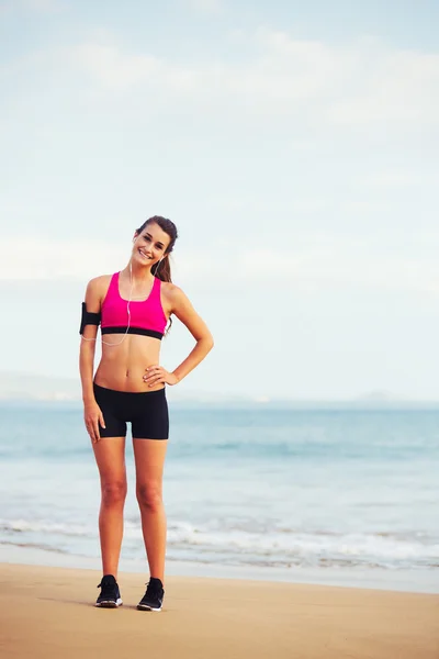 Gesunde sportliche Fitness-Frau — Stockfoto