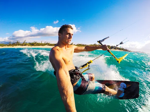 Kiteboarding, Extereme Sport — Stock Photo, Image