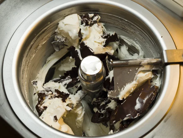 Preparação de sorvete — Fotografia de Stock