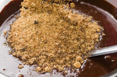 Zanaat çikolata bar hazırlanması için malzemeler 