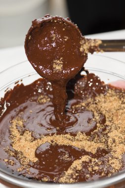 Zanaat çikolata bar hazırlanması için malzemeler 