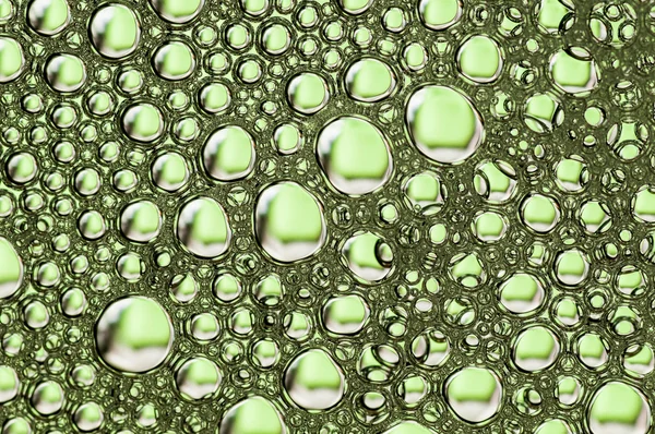 Artístico Óleo colorido e bolhas de sabão na água — Fotografia de Stock