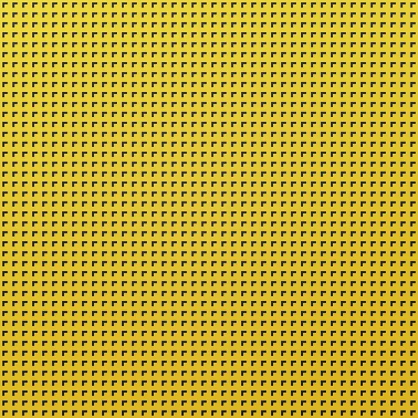 Seamless pattern of perforated golden surface. vector industrial background. speaker protection grill texture. geometric wallpaper design — 图库矢量图片