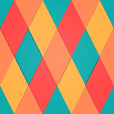 soyut, kesintisiz desenle, geometrik, diamons mozaik süsleme. vektör moda arka tasarımı. renkli, vogue duvar kağıtları. Dekoratif dokulu kağıt