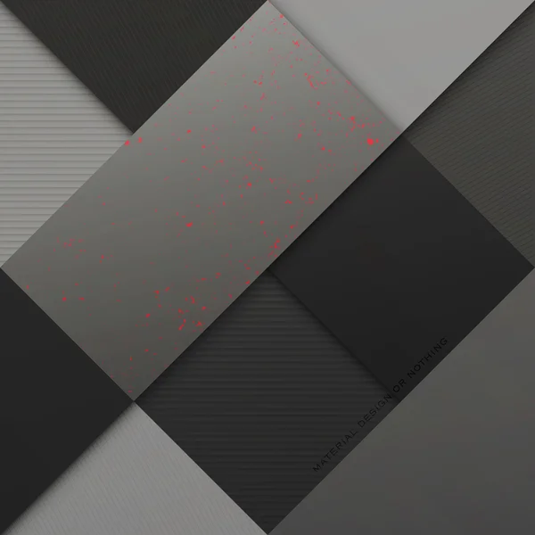 Abstrakter, monochromer Hintergrund mit quadratischen Rahmen. Vektor geometrische, Mode-Tapeten-Vorlage. Materialdesign-Hintergrund. Origami-Stil, Vektor, Visitenkarten-Layout — Stockvektor