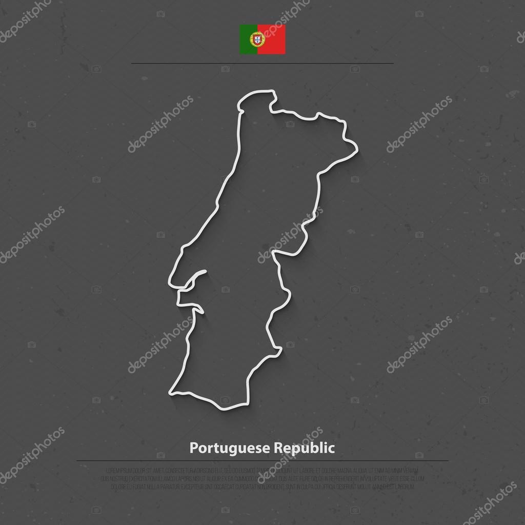 Download Portugal Map Icon Background