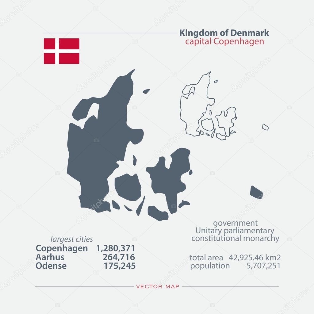 Kingdom Of Denmark Isolated Maps And Official Flag Icon Vector Danish kingdom-of-denmark-isolated-maps-and-official-flag-icon-vector-danish