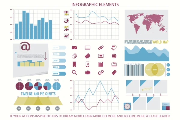 Elementos infográficos, ícones de tecnologia web. gráfico de opção de linha do tempo vetorial, sinal de calendário de lembrete. gráfico de pizza ícone gráfico informações. estatística financeira e design de banner apresentação de relatório de marketing Vetores De Bancos De Imagens Sem Royalties