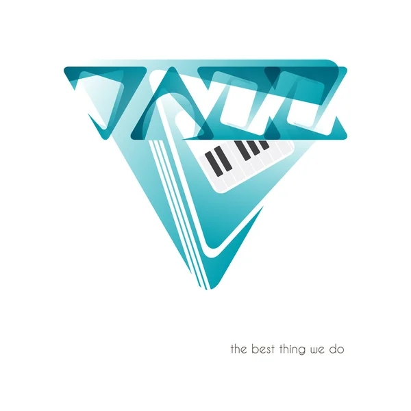 Logotipo jazz —  Vetores de Stock