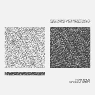 dizi sıkıntılı, beyaz arka plan üzerinde izole grunge textures. kazı-kazan, kaba desenler vektör