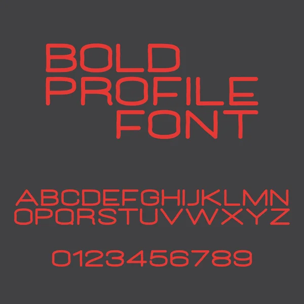 Set van gestileerde, Alfabetletters en cijfers geïsoleerd op een grijze achtergrond. vector hand getrokken, vet lettertype — Stockvector