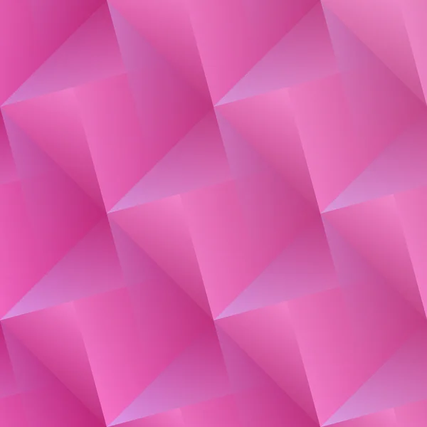 추상, 분홍색 배경 기하학적 3d 모양 표면. 벡터, 장식 벽지 — 스톡 벡터