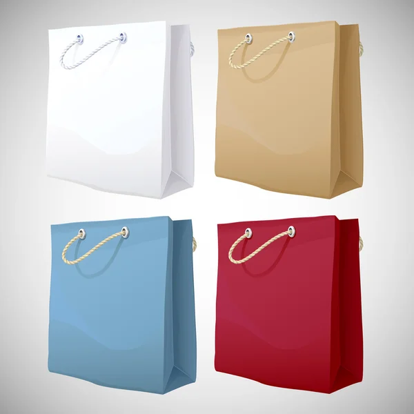 Bolsa de papel Vector Ilustración — Vector de stock