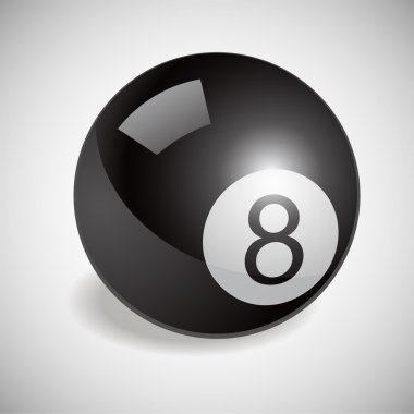 snooker 8 havuzu vektör çizim