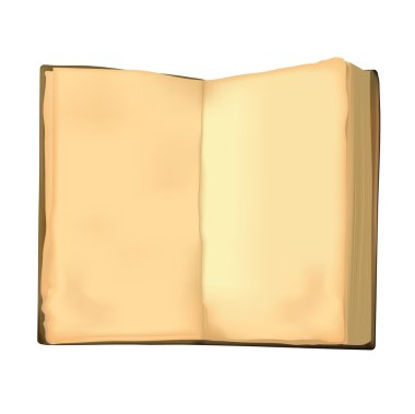 Eski kitap vektör illüstrasyonu