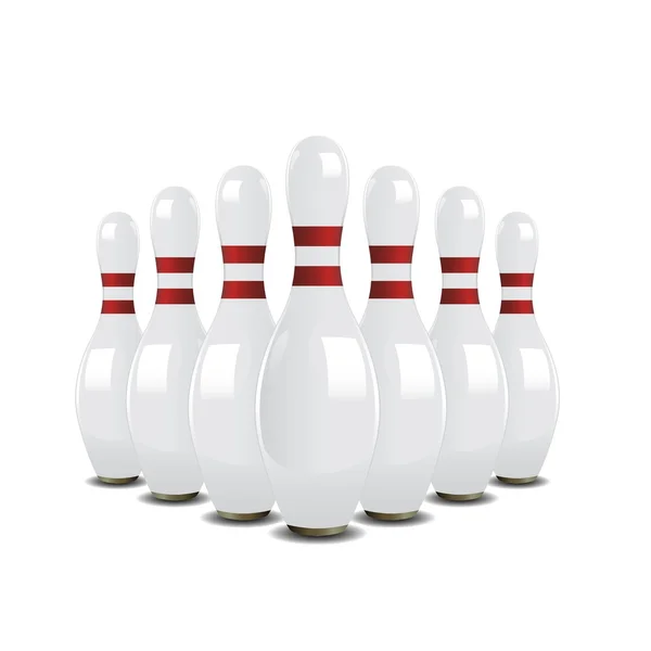 Vektorové ilustrace bowlingu — Stockový vektor