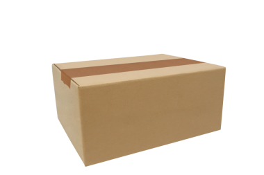 Şeffaf PNG üzerindeki karton kutu