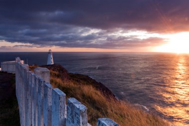 Lighthouse Sunrise clipart
