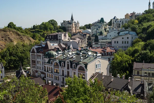 Городской пейзаж старого Киева — стоковое фото
