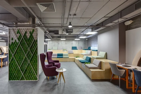 Coworking w stylu loft — Zdjęcie stockowe