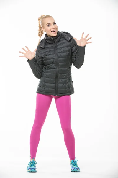 Girl posing in the sportswear — Stock Photo, Image