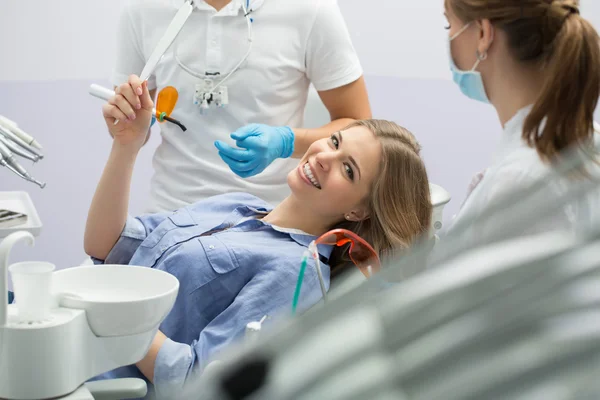 Patient in dentistry — Stock Photo, Image