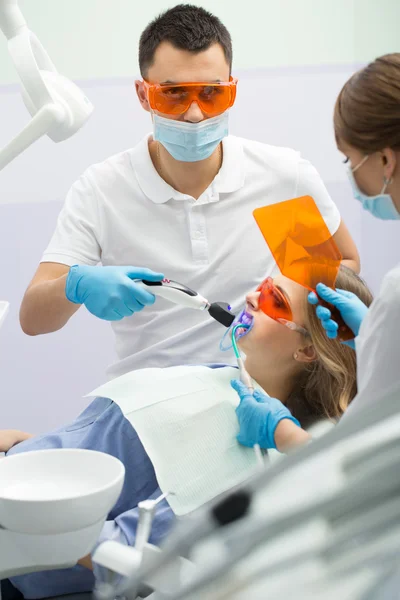 Patient in dentistry — Stock Photo, Image