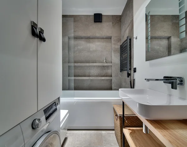 Bagno in stile moderno — Foto Stock