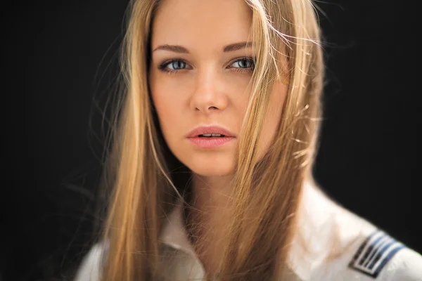 Flying hair — Stock Photo, Image