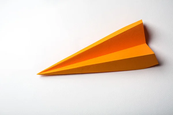 Origami carta aeroplano — Foto Stock