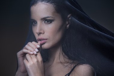 Siyah kılavuz altında küçük birlikler ile model