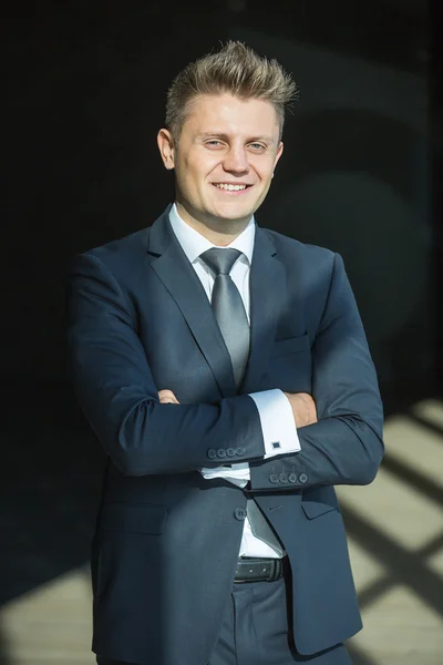 Portrait of stylish businessman — Stock Photo, Image