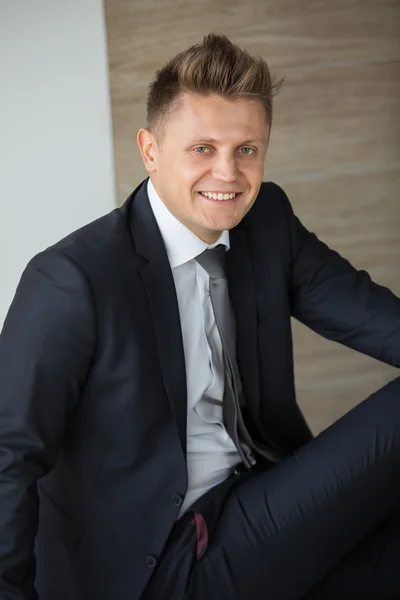 Business man in a suit — Stock Photo, Image