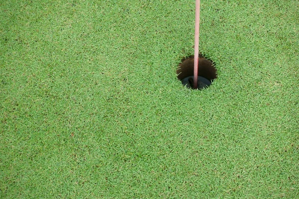 Golfové uvedení poháru drží — Stock fotografie