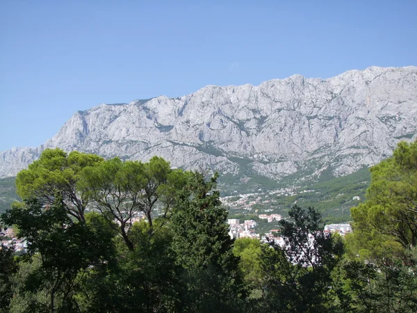 Montagne Makarska in croazia — Foto Stock