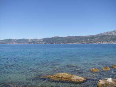 Split Hırvatistan, Denizi ve Adriyatik Denizi'nin kıyısında