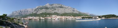 Makarska Hırvatistan - panorama görünüm