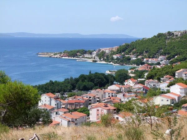 Дуче, Курорт узбережжя Хорватії — стокове фото