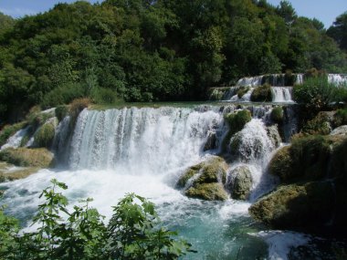 Krka - şelaleler Nationalpark Hırvatistan